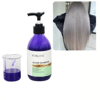 High Quality Salon Hair Color Changing Shampoo Designed for Yellow Hair