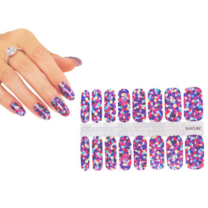 Hot Sale Professional Manufacturer Free Sample Available OEM Custom Nail Sticker Nail Art Supply