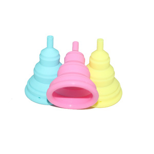 Lady Menstruation Folding Sterile Cup Free Sample Female Silicone Period Fda Approved Medical Collapsible Menstrual Cup