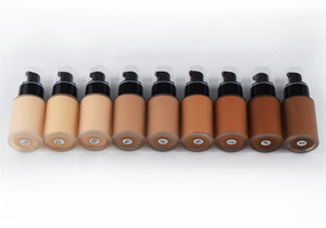 LOW MOQ Private Label 9 Colors Face Whitening Liquid Foundation Waterproof Liquid Foundation Long Lasting