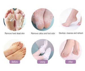 MONDSUB Private Label Socks Exfoliating Foot Mask Lavender Exfoliating Foot Peel Mask