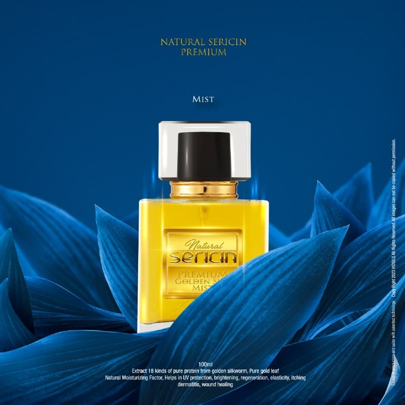 Natural Golden Raw Silk Sericin Body Emulsion