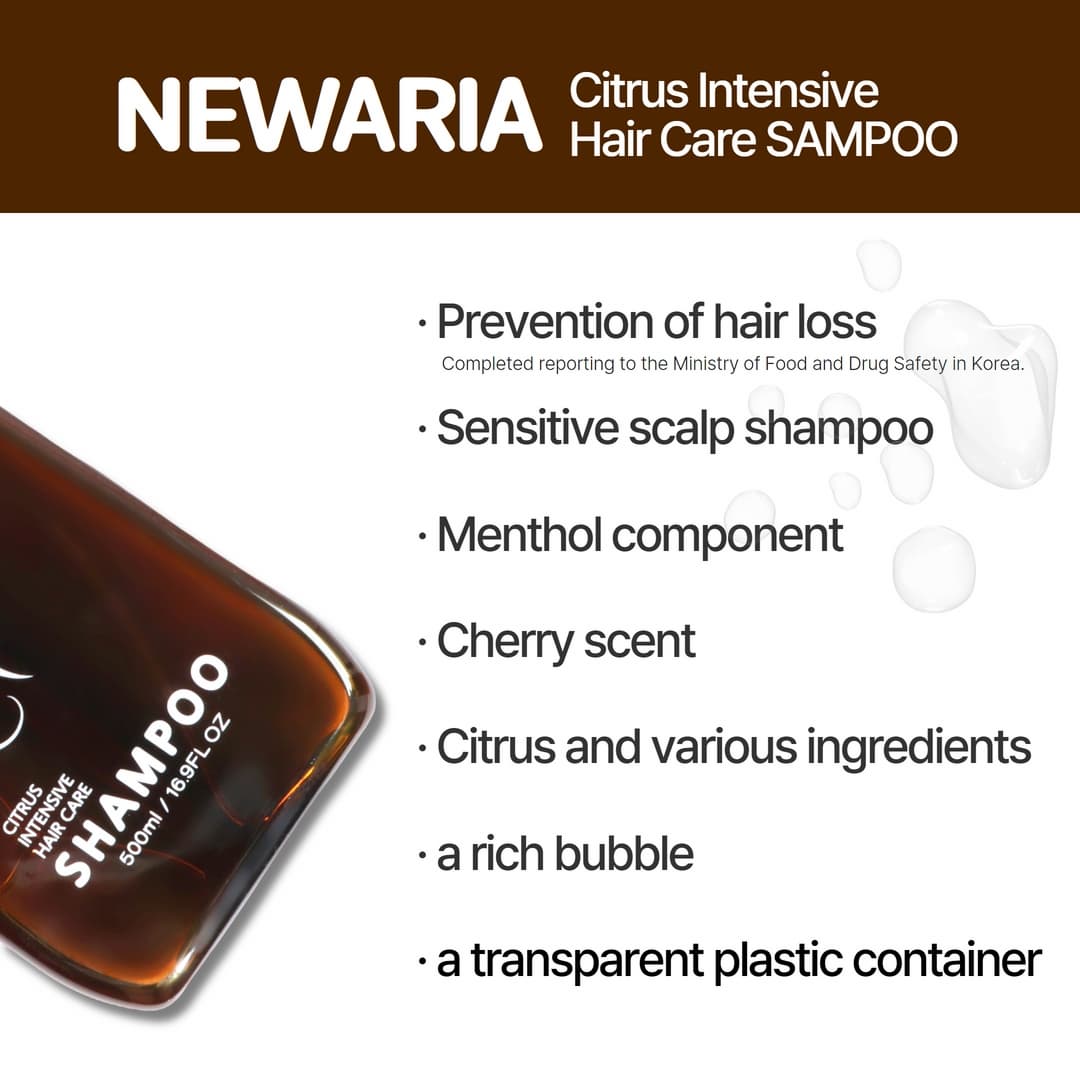 NEW ARIA CITRUS INTENSIVE HAIR CARE SHAMPOO/ CONDITIONER