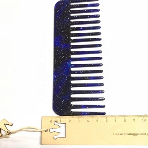 new year hot selling handmade home hair comb made by acetate