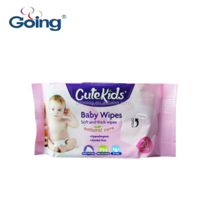 Popular baby cleaning wet tissue gygiene soft wet napkin economic packing 80s wet wipes top quality