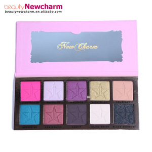 Professional cosmetic product popular star makeup 10 color eyeshadow palette