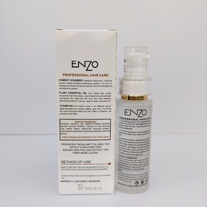 Professional product factory Shine Hair Serum For Frizzy and dry Hair with keratin, enzo hair serum