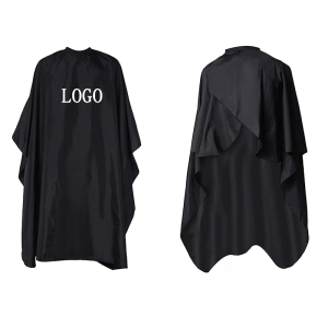 professional salon logo black unisex waterproof barber custom cape