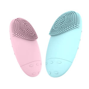 PSB portable waterproof mini electric sonic vibrating silicone facial wash cleansing brush