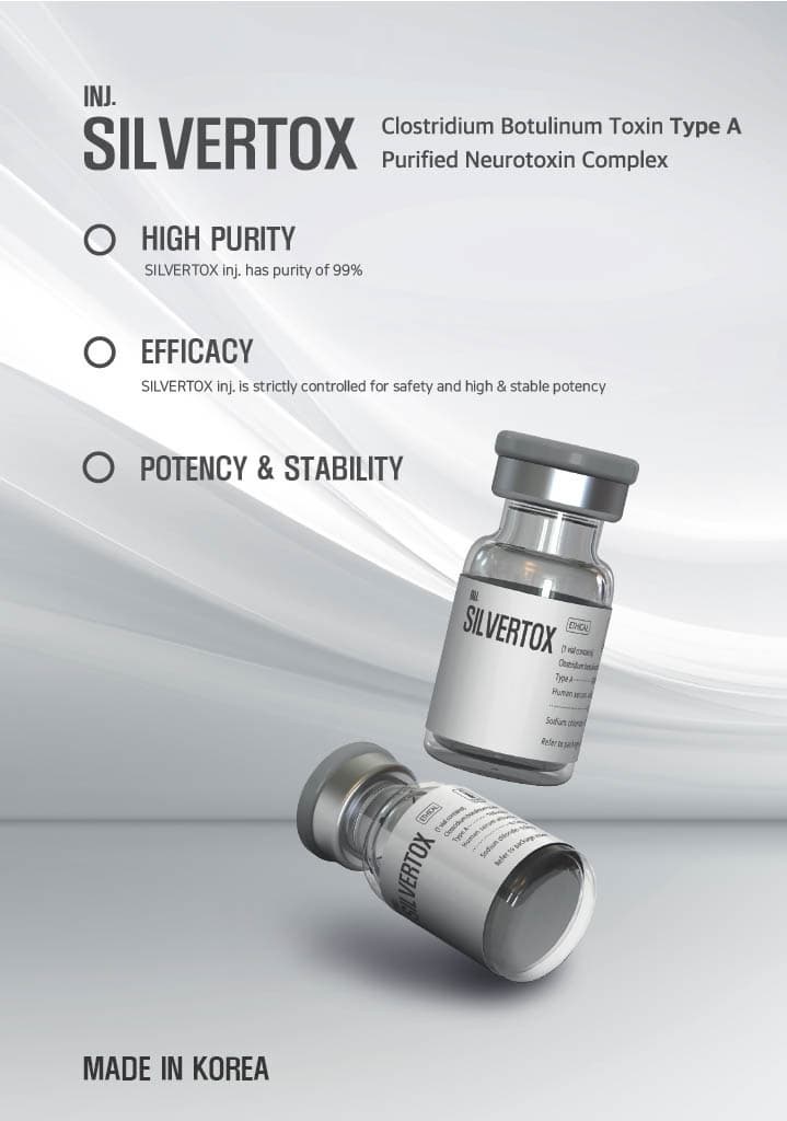 SILVERTOX INJ 100U [Botulinum Toxin] Clostridium botulinum toxin type A 100iu