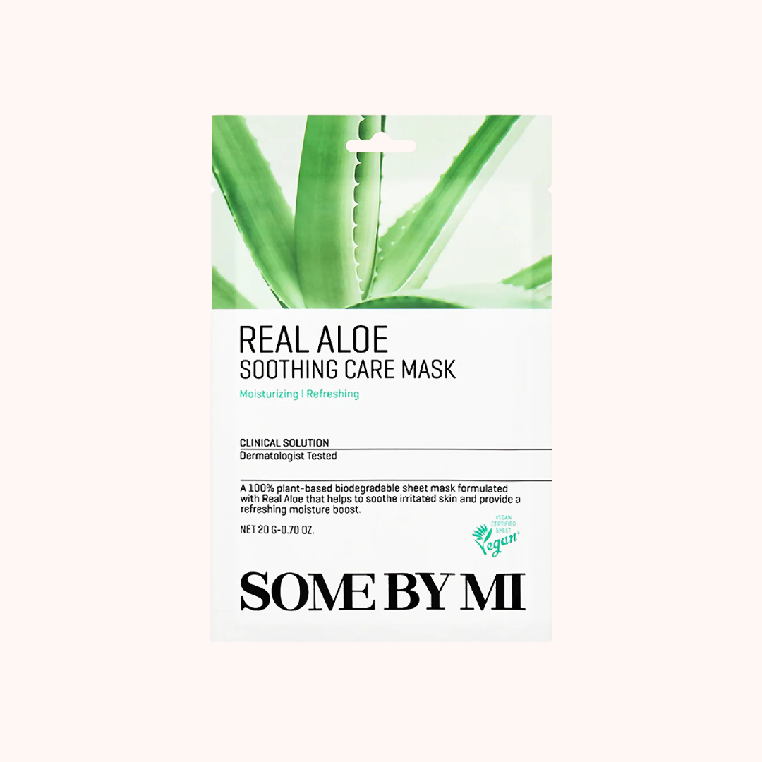 (SOME BY MI) REAL ALOE SOOTHING CARE MASK (20g)
