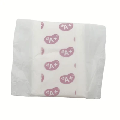 Ultra Thin Biodegradable Sanitary Napkin OEM Sanitary Pad Lady Organic Cotton Topsheet