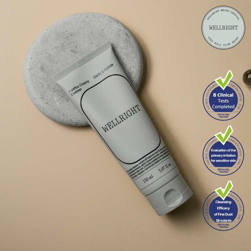 [WELLRIGHT] Pureflux Creamy Cleanser 150ml (Skin Care, Cleansing Foam, Cleanser, Facial Care)