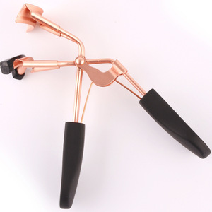 Wholesale custom private label beauty tools rose gold eyelash curler