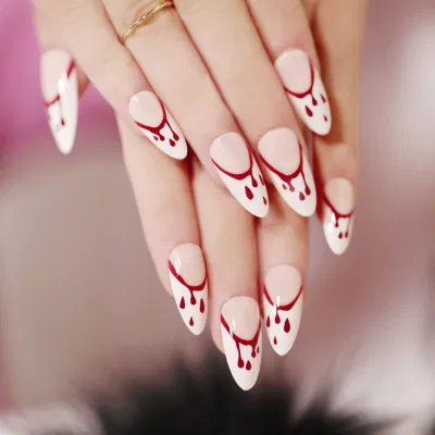 Wholesale High Quality Colorful Tip Nails False Nfails for Halloween