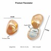 Custom Solid Sliding Zinc Alloy Luxury Ointment Box Creative Rotating Cover Irregular Corrugated Tray With Magnetic Suction
