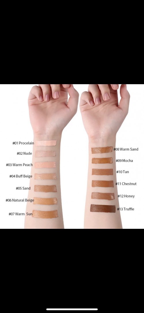 JiMei 30ml Liquid Foundation Soft Matte Concealer 13 Colors Primer Base Professional Face Make up Foundation Contour Palette