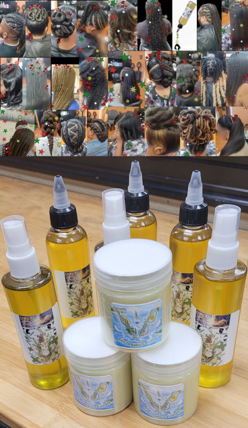 Hair Stylist–Made Hair Oil | Growth & Shine, Frizz Control, Anti-Dryness | 4 oz