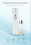 facial steamer/ new essence sprayer face mist sprayer CE OEM face Hydrating Skin moisture test Portable Face Nano Mist Spray with power bank