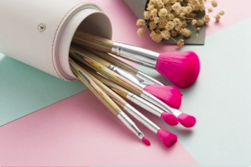 Hot Sell Vegan Makeup Brush Set Cosmetic Brush with Carry Jar