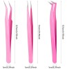 Universal Nose Hair Trimming Tweezers Stainless Steel Eyebrow Trimmer Friendly Round Tip No Mirror Needed Easy Cut for Noses