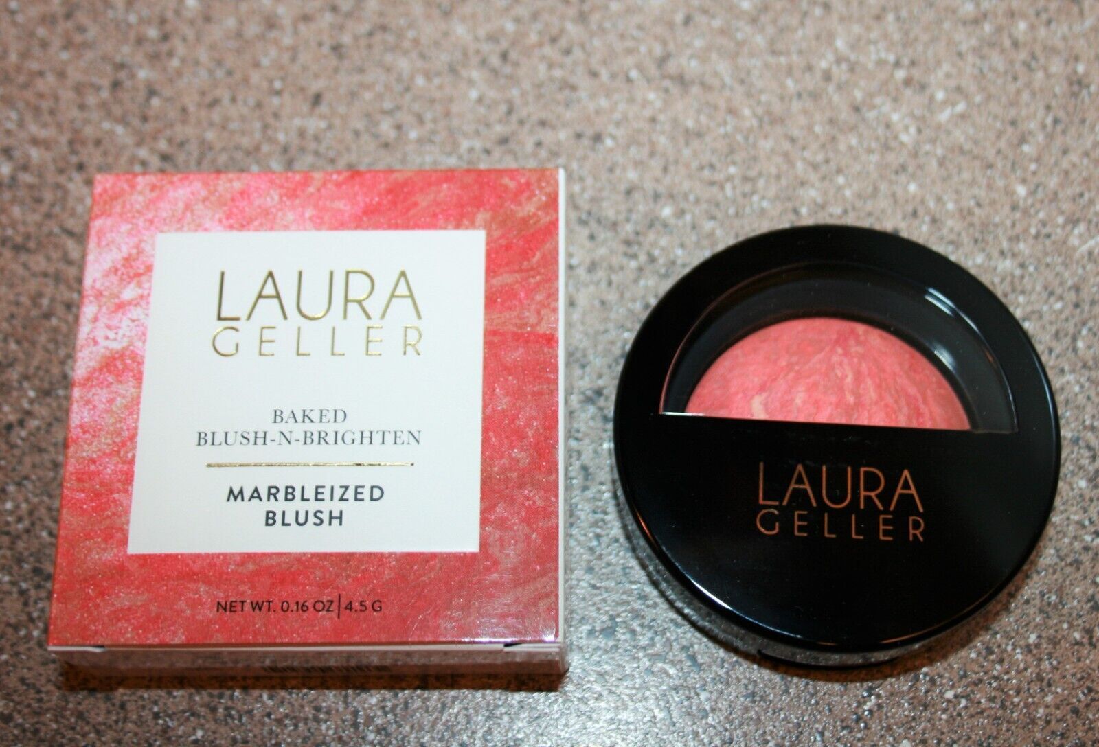 Laura Geller Baked Blush-N-Brighten Marbleized Blush STARFISH ISLAND 0.16oz 4.5g