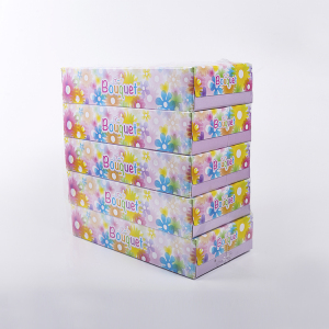 100% Bamboo Pulp Box Tissue Facial Tissue Flat Box Tissue Paper