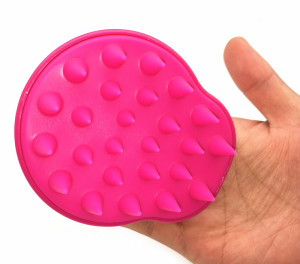 Anti-Slip Soft Silicone Head Body Massager Shampoo Scalp Brush