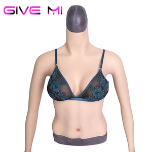 Beautiful Silicone Crossdresser Wearable Big Charming Breast Forms With Arms