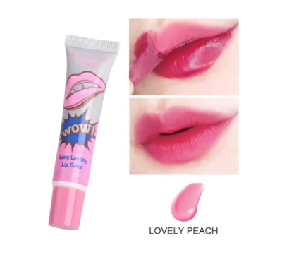 Beauty Mia Wholesale Waterproof Lipstick Famous Brand Beauty Red Wow Makeup Matte Lip Gloss Impermeable Lip Gloss
