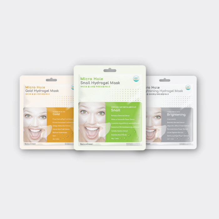 Beauugreen Micro-hole Hydrogel Face Masks