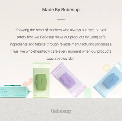 Bebesup Premier Wet Wipes, Embossed 70 Sheets With Cap (70GSM)
