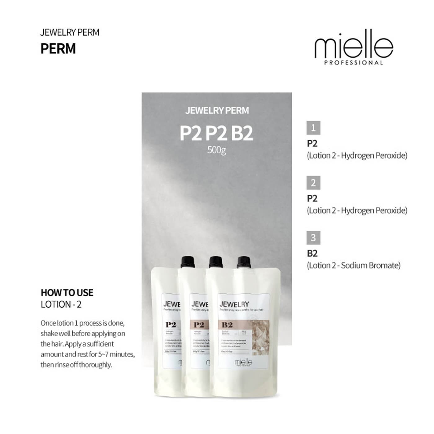 Best Quality Perm for Virgin Hair to Extremely Damaged Hair Made in Korea