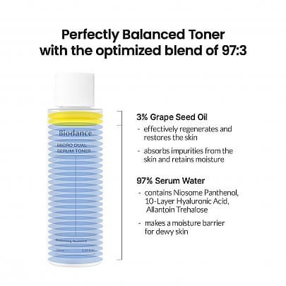 Biodance Micro Dual Serum Toner 150ml