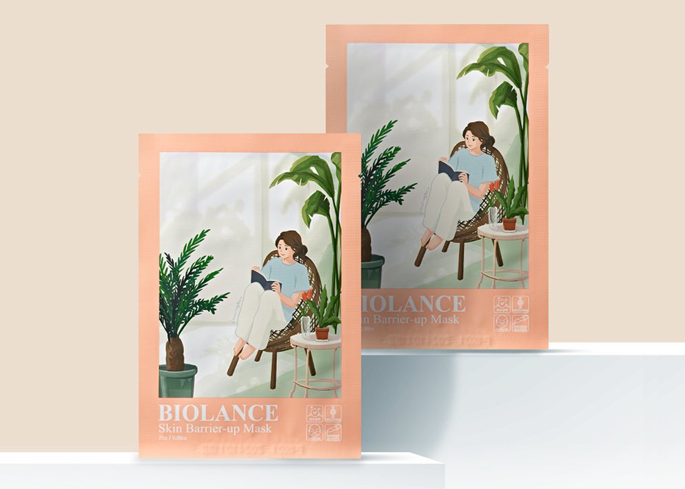 biolance  skin berrier up mask pack/ sheet mask/ faceal skincare/ probiotics/ pores care/ anti aging