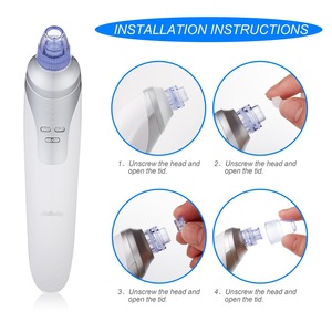 Blackhead vacuum remover face stubborn blackhead cleaner and blackhead suction tool