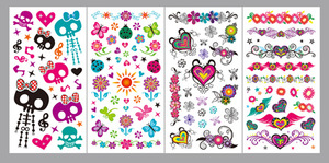 BODY TEMPORARY TATTOOS FOR KIDS