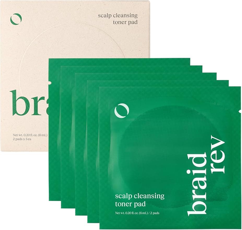 Braid Rev_Scalp Cleansing Toner_Pad Pouch_6 mL(2 Pads)_5 EA / 1 PACK