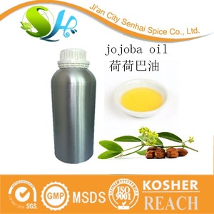 Bulk sale organic cold pressed jojoba oil with reason price for carrier oil