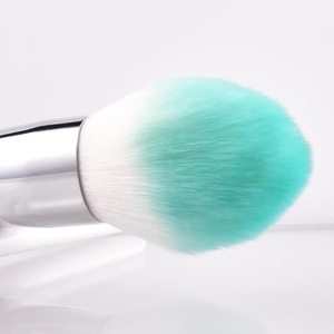 Customized Personalized White Makeup Brush Set Cosmetic Tool Kit Wholesale 2pcs