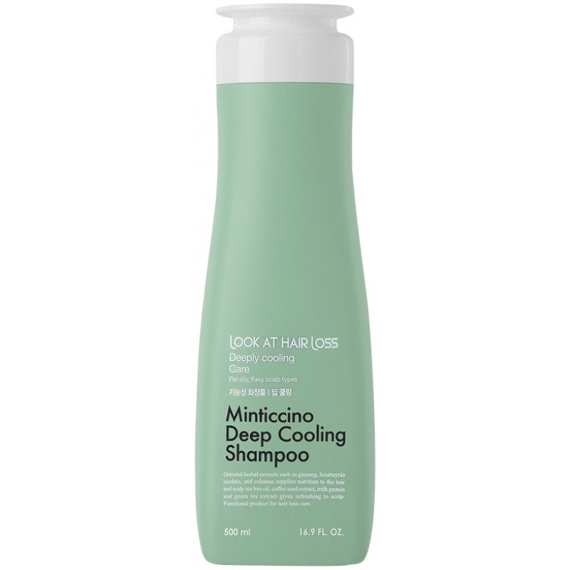 (DAENG GI MEO RI) Look At Hair Plus Minticcino Deep Cooling Shampoo 500ml