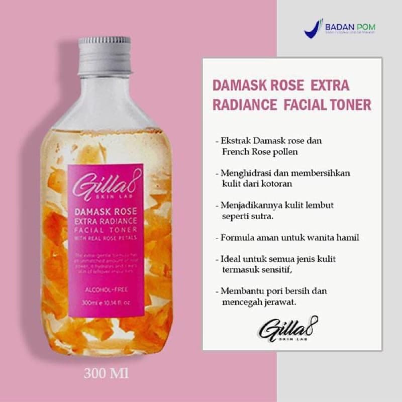 Damask Rose Radiance Toner-300ml