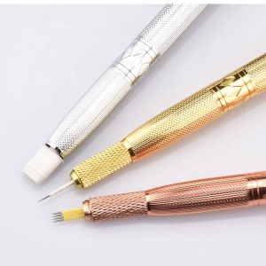 Diamond 2019 Double head disposable hand tool eyebrow skin practice microblading permanent makeup machine manual pen tattoo