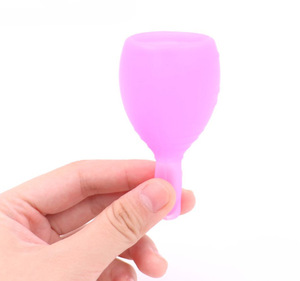 Durable Hygiene Customized size colored Breathable silicone lady menstrual cup