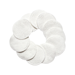 Eco-friendly organic round cotton pads facial makeup remover pads