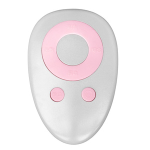 Electronic healthy beauty care USB rechargeable wireless vibrating hot massage breast massager enhancer with remote controller