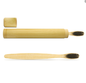 Environmental Travel Bamboo Toothbrush with Case Tube