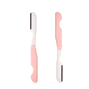 Eyebrow Hair Remover Single Blade Safety Foldable Mini Eyebrow Razor Trimmer