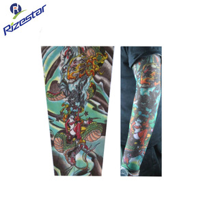 Fashion Elastic Tattoo Sleeve Body Art Photo