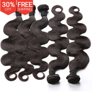 FREE Sample Virgin Brazilian Human Hair Extension 3 Bundles, Wholesale 100% Brazilian Virgin Sew In Weave With Closure